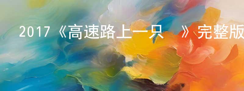 戴大毛的網絡影視資源,2017《高速路上一只貓》完整版電影/在線觀看/百度云-美劇天堂